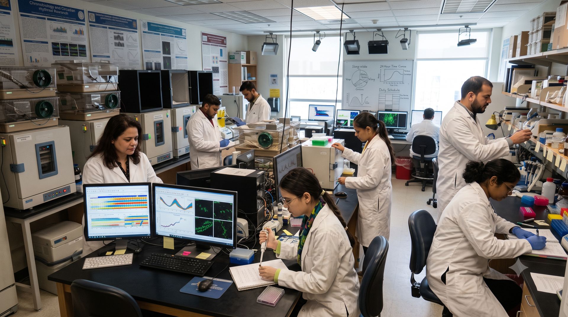Chronobiology Lab team at work